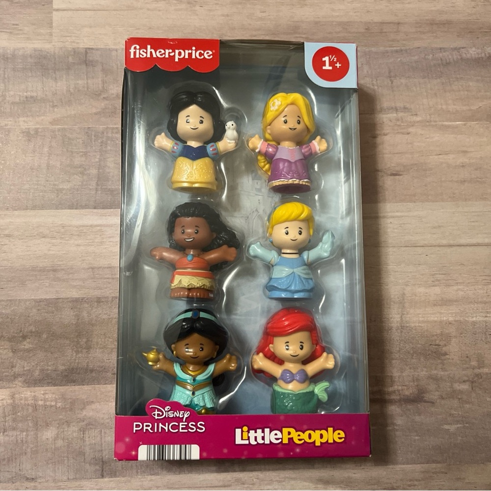 Little People Disney Princess Figures - Set of 6 Princesses New Sealed
